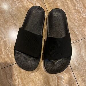 Black Slide Sandals kids 7